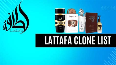 lattafa perfume clone list|lattafa clones list.